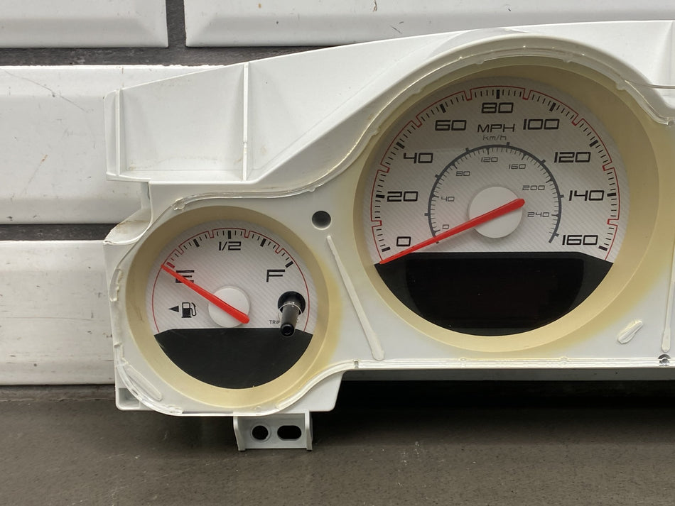 2011-2014 Dodge Challenger Speedometer Instrument Cluster White Face A2C81857804