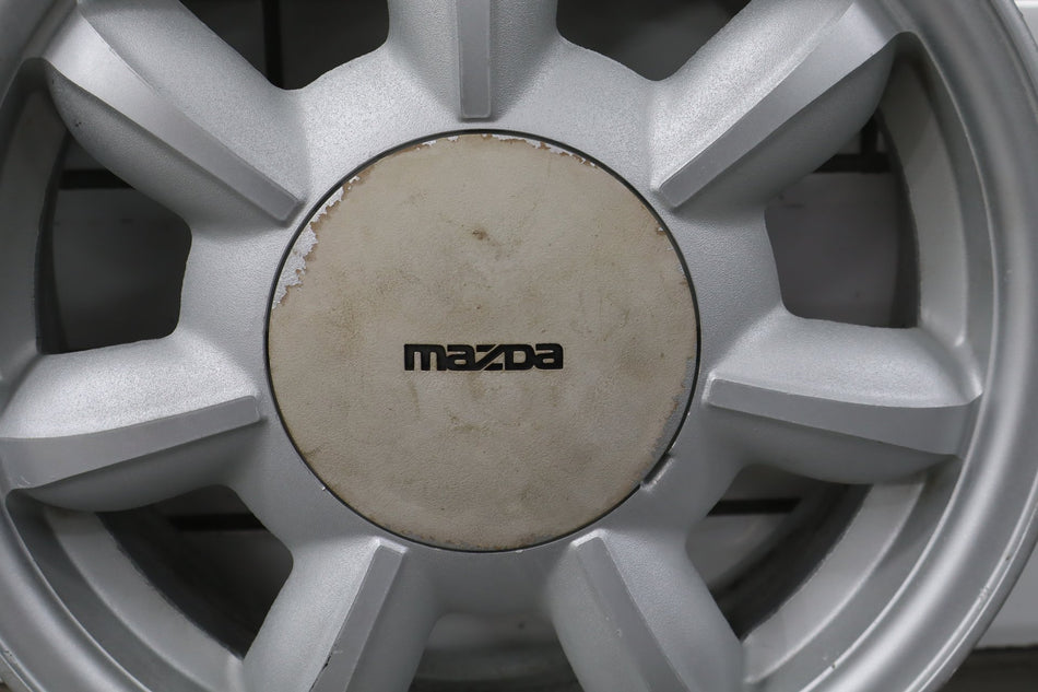 1990-1992 Mazda Miata NA Single (1) 14x5.5 Silver Daisy Wheel W/Center Cap