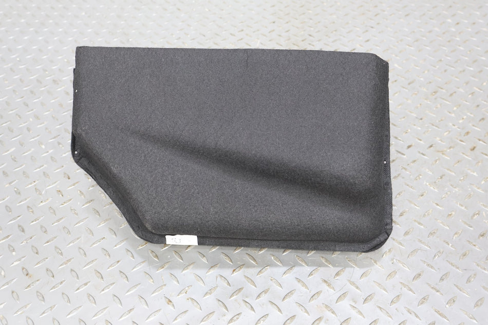 17-24 Porsche 718 Cayman Boxster Cubby Carpet Insert Pair (Black)