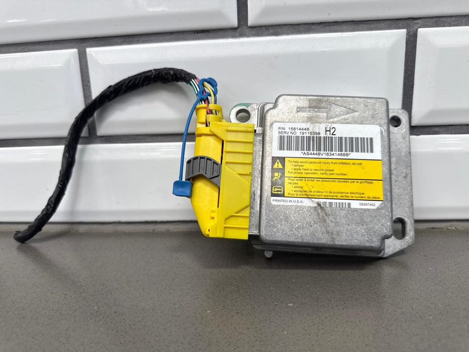2006-2007 Hummer H2 SRS Module 19115398