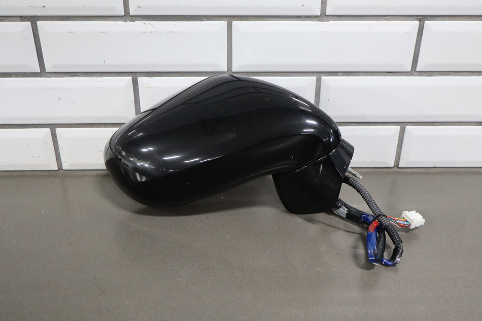 2007-09 Lexus LS460 Right Door Power Folding Mirror Obsidian Black 212