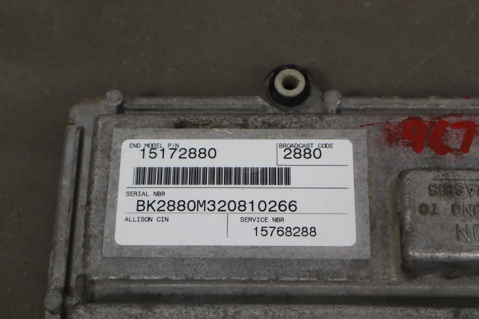 01-05 Chevy GMC 2500HD 3500 Allison Transmission Control Module TCU TCM 15768288