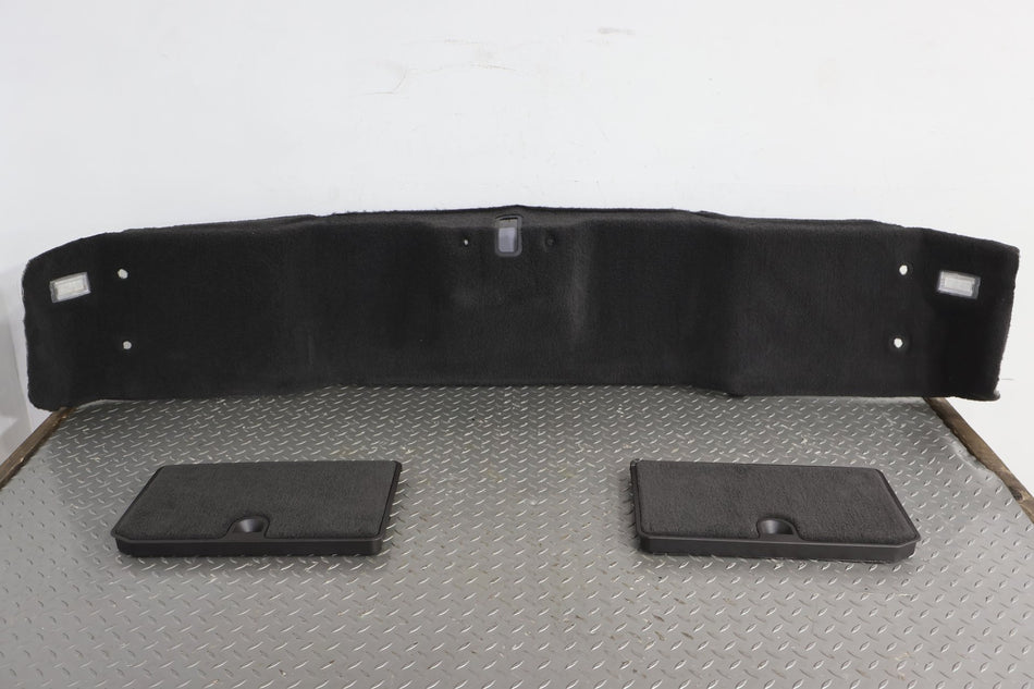 05-13 Chevy C6 Corvette Trunk Trim Storage Doors (Ebony)