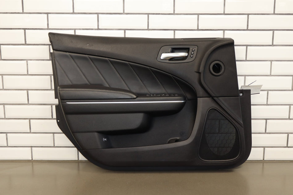 15-23 Dodge Charger Scat Pack Left Front Interior Trim Panel Black X9 Leather
