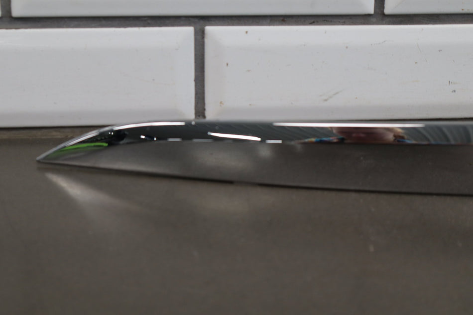 16-20 OEM Tesla Model X Chrome Tail Finish Panel TESLA Logo