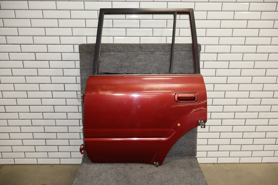 1991-1997 Toyota Land Cruiser Left Rear Door Medium Red Pearl ( 3H4 ) 6700360111