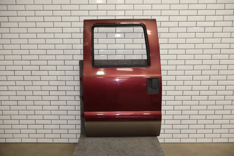1999-2007 Ford F-250 Super Duty Left Rear Door Dark Toreador Red Rust Free