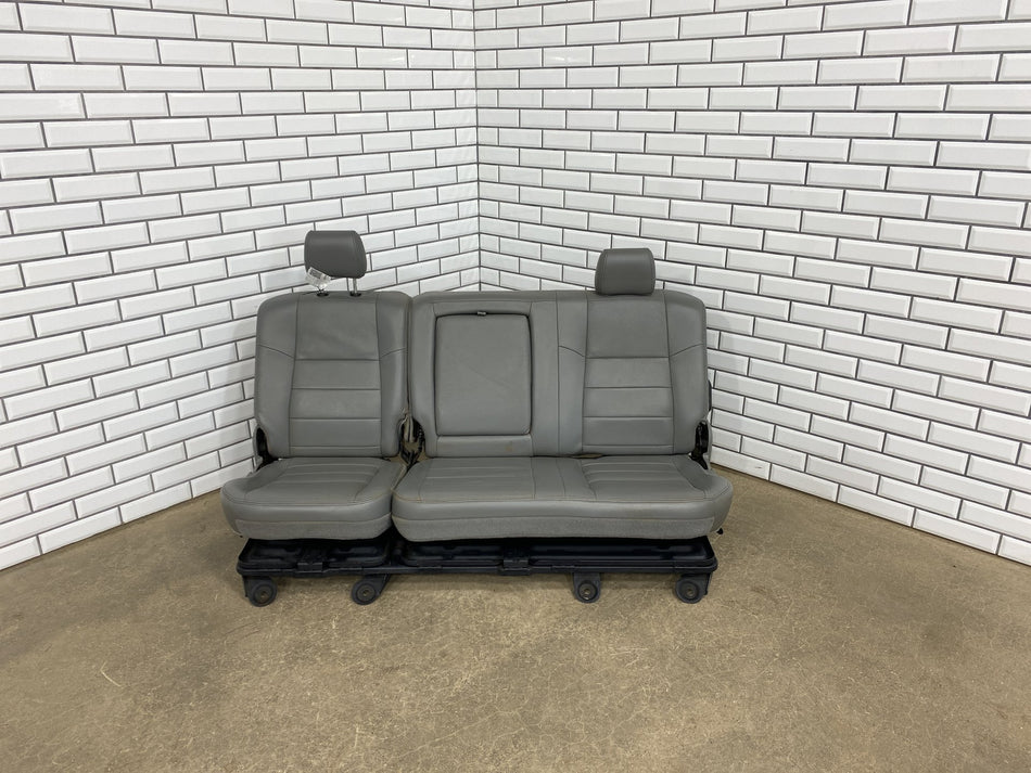 05-07 Ford F250 F350 Super Duty Lariat Crew Cab Seats Set Gray Leather Power