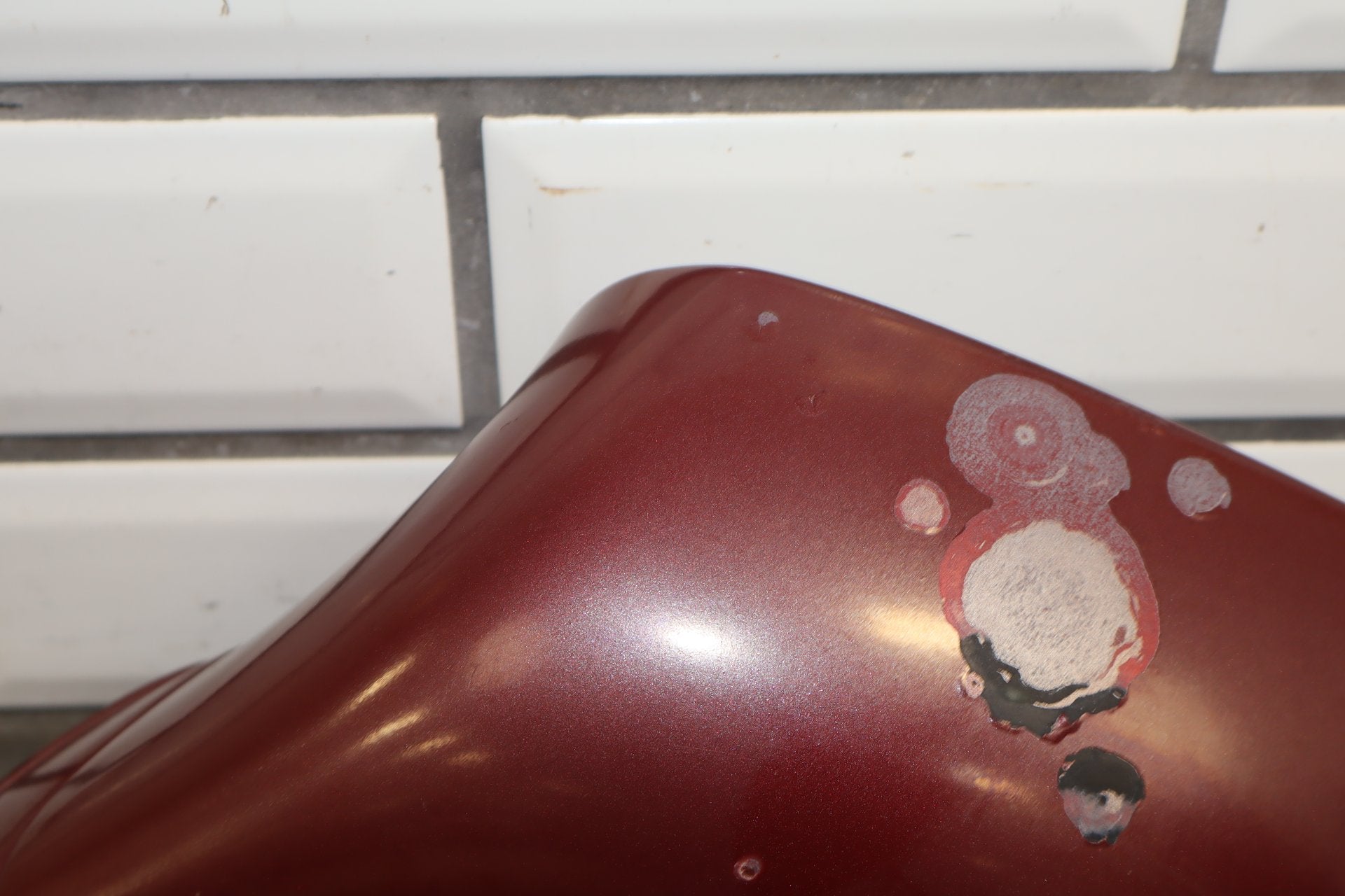 1997-2002 Chevrolet Corvette Left Door Mirror Magnetic Red 86