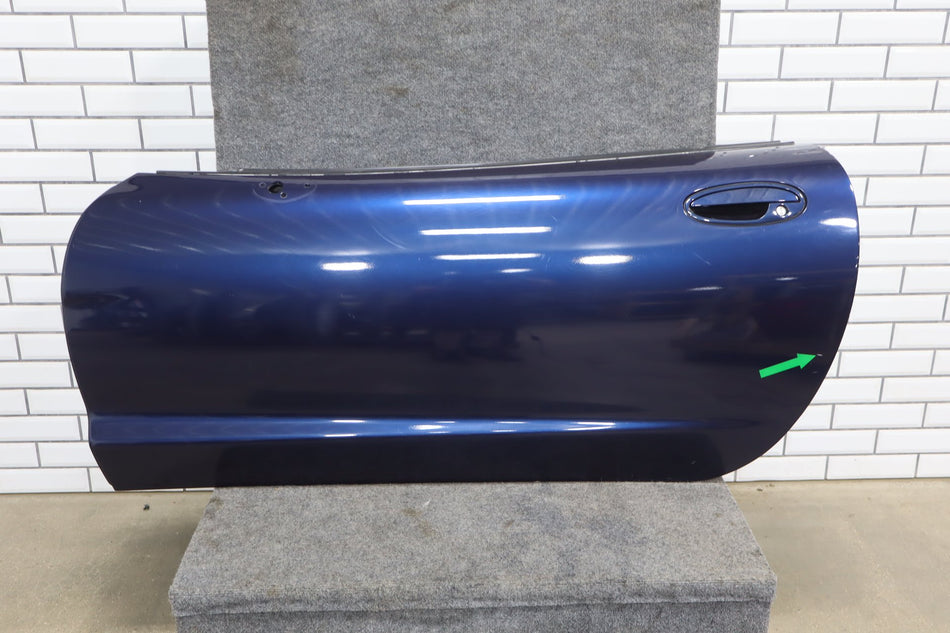 1997-2004 Chevrolet Corvette C5 Left Front Door Navy Blue 28