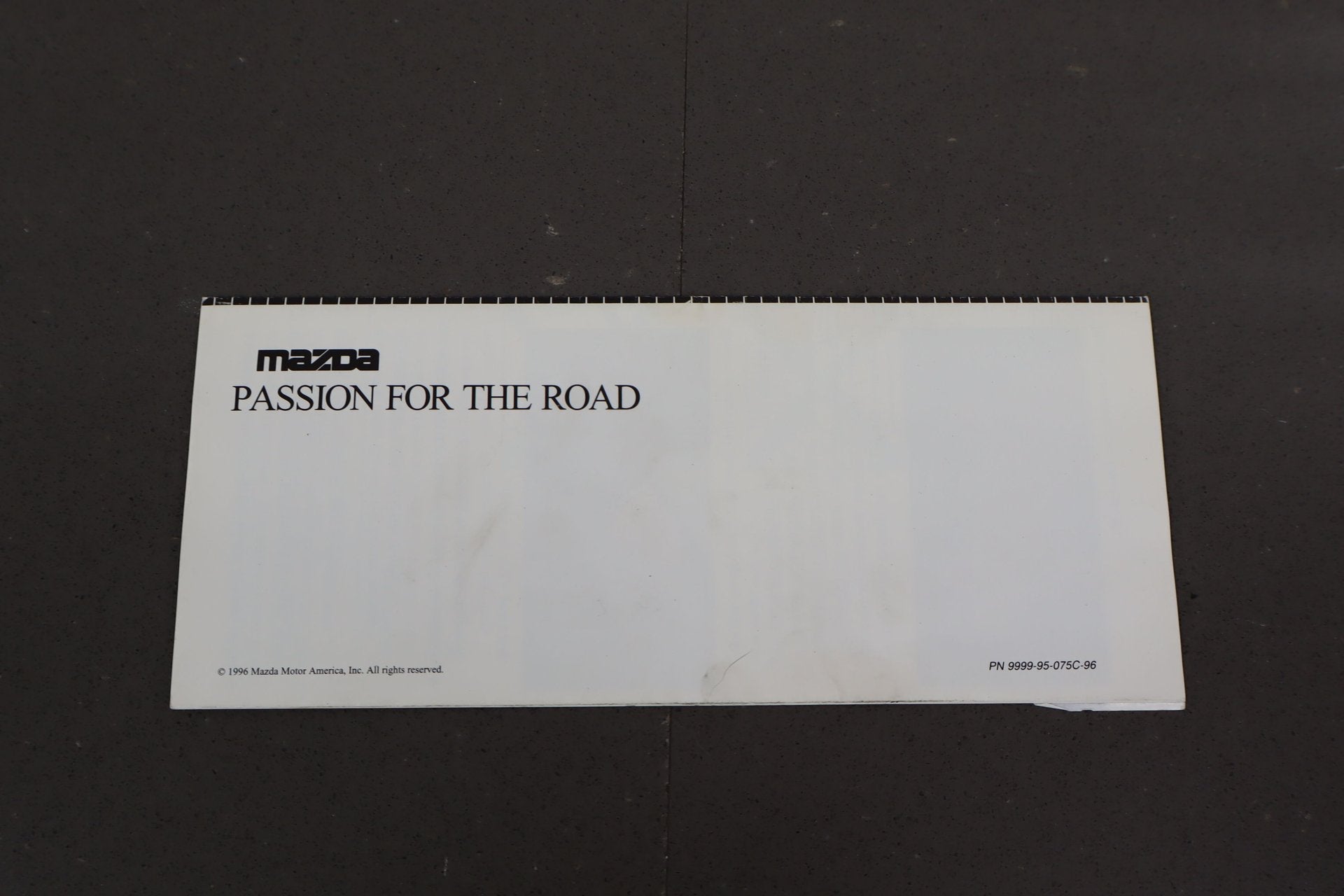 2002 Mazda Miata NB Owners Manual W/Extras & Pouch – J & J Auto