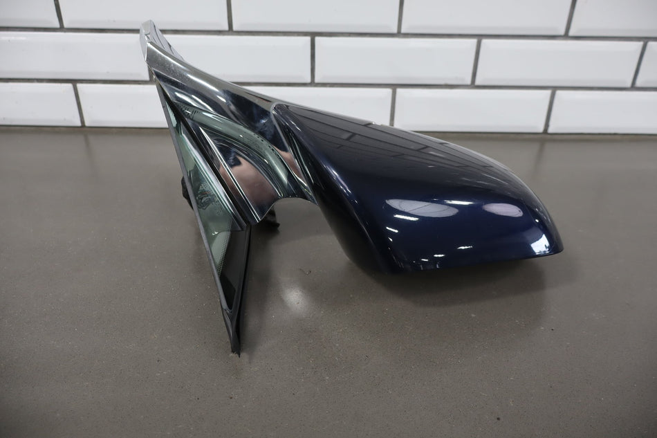 12-20 Tesla Model S Passenger Right RH Door Mirror Blue Metallic PMMB
