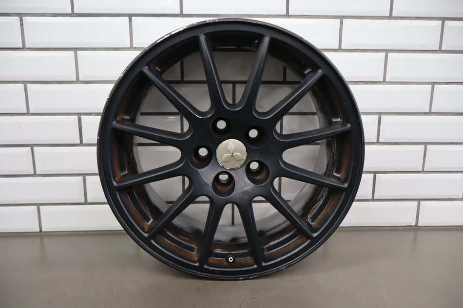 08-15 Mitsubishi Lancer Evo X 18x8.5 Enkei Wheel Black (RH Bend)