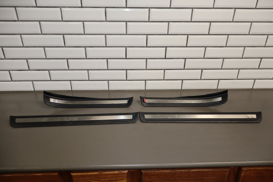 1995-1999 Toyota Crown Sill Plate Set 4pc OEM JZS151 Front/Rear Gray