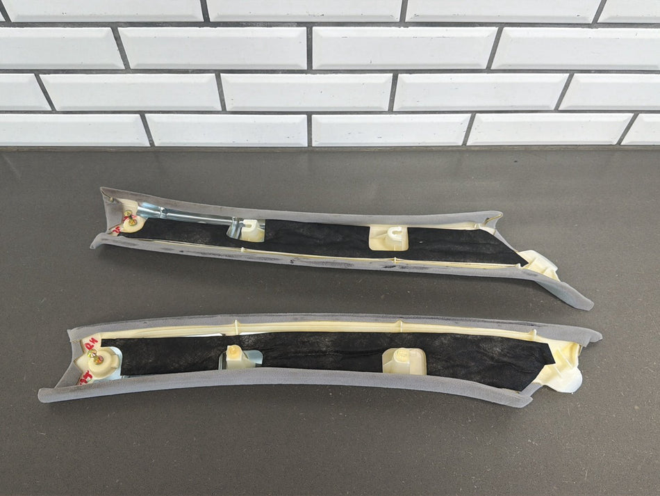2004 Lexus LS430 Pair A Pillar Trim Ash 10
