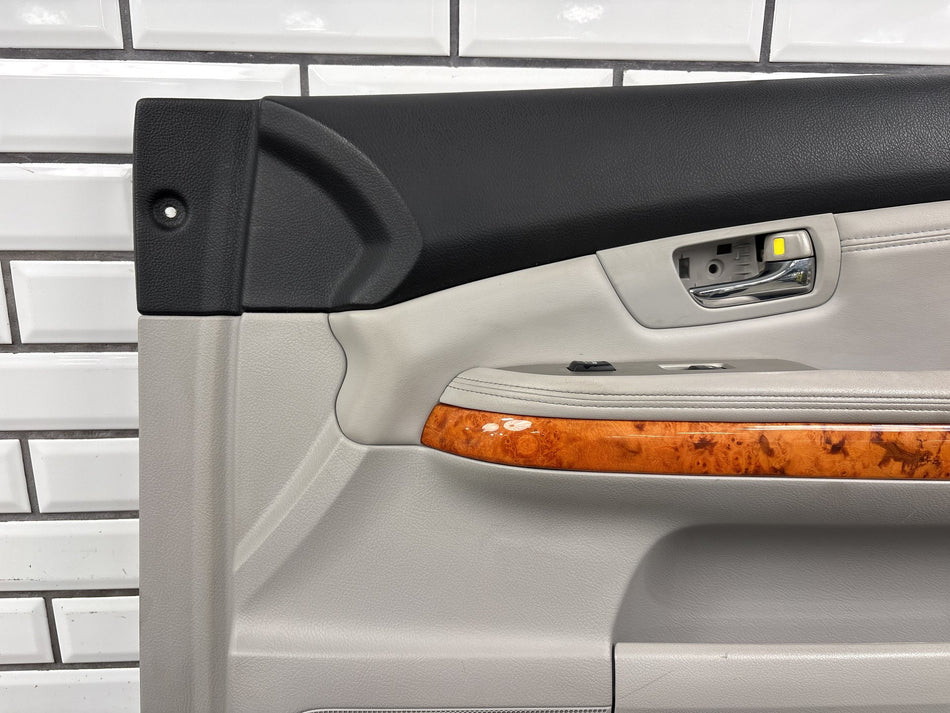 2004-2009 Lexus RX330 RX350 Right Front Door Trim Panel Light Gray 11