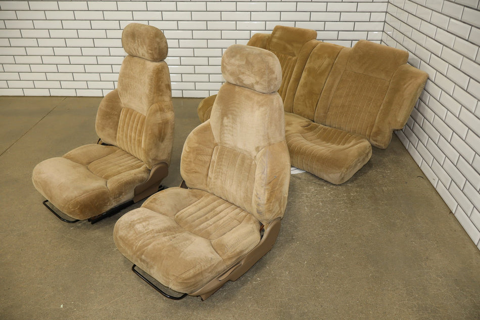 94-96 Pontiac Grand Prix Coupe Cloth Seat Set (Beige 64 Burns)