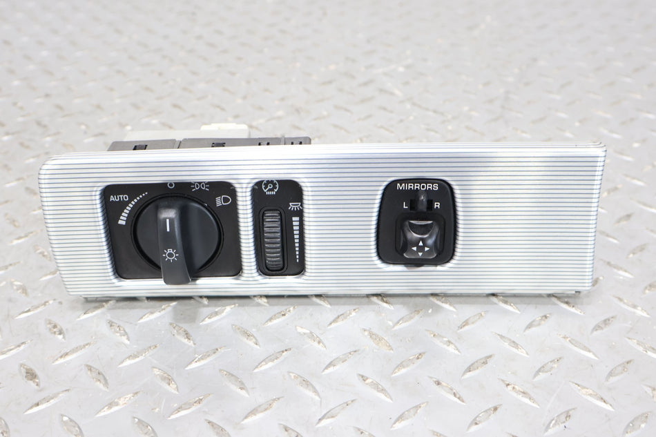02-05 Ford Thunderbird Headlight Switch Aluminum Trim