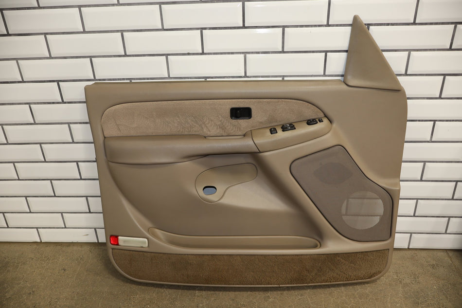 99-02 Chevrolet Silverado Ext Cab Door Panel Set Tan 52D