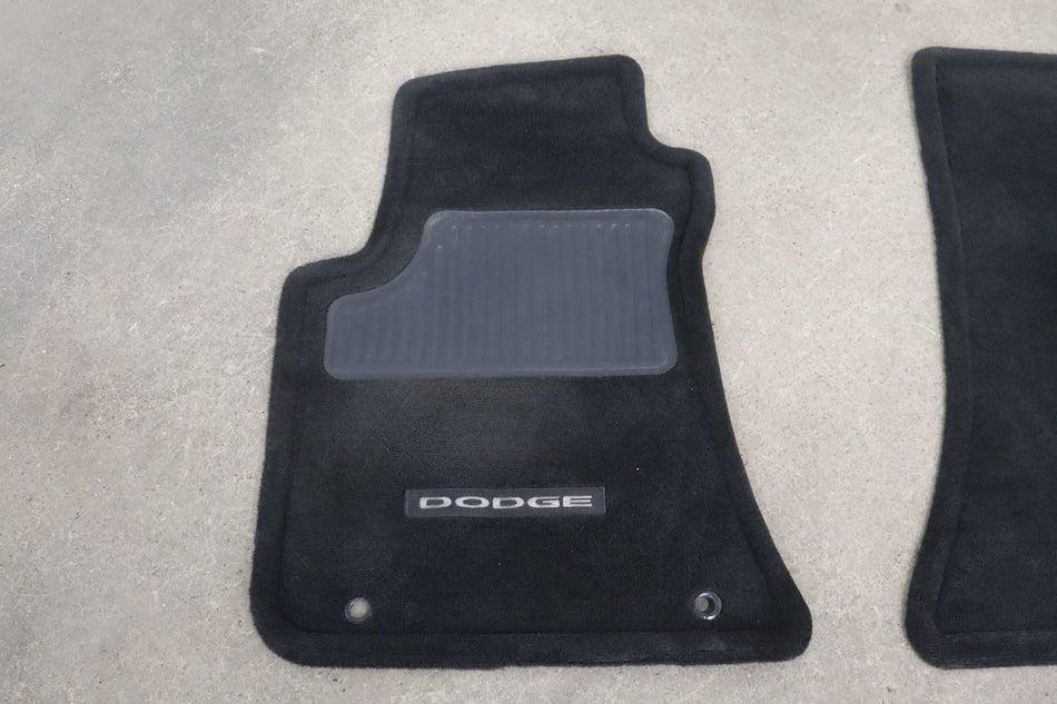 2009-2014 Dodge Challenger Floor Mats OEM Front/Rear Black