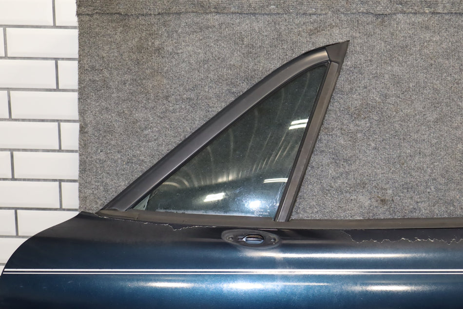 1999-2000 Mazda MX-5 Miata Left Front Door Twilight Blue MIca 12K