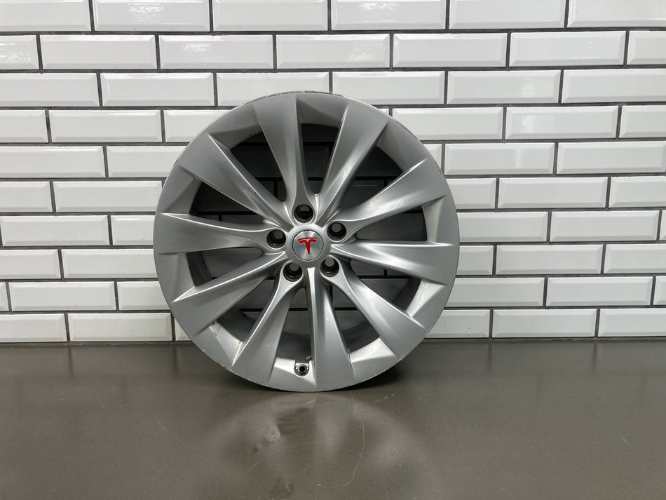 2016-2021 Tesla Model X 20x9 Front Slipstream Wheel/Rim OEM 1027244-00-B