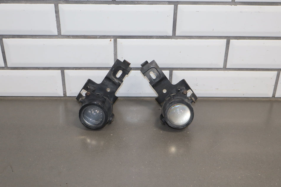 1997-2004 C5 Corvette Pair of LH&amp;RH Fog Light Lamps W/Brackets OEM