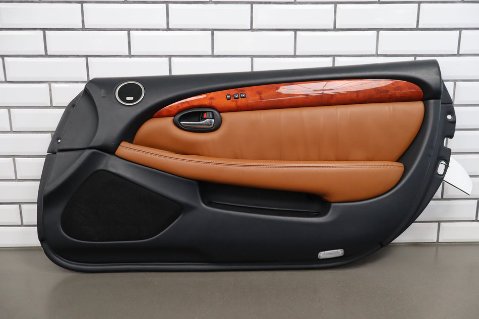02-10 Lexus SC430 Z40 Right Door Panel Saddle 21 (No Switch)