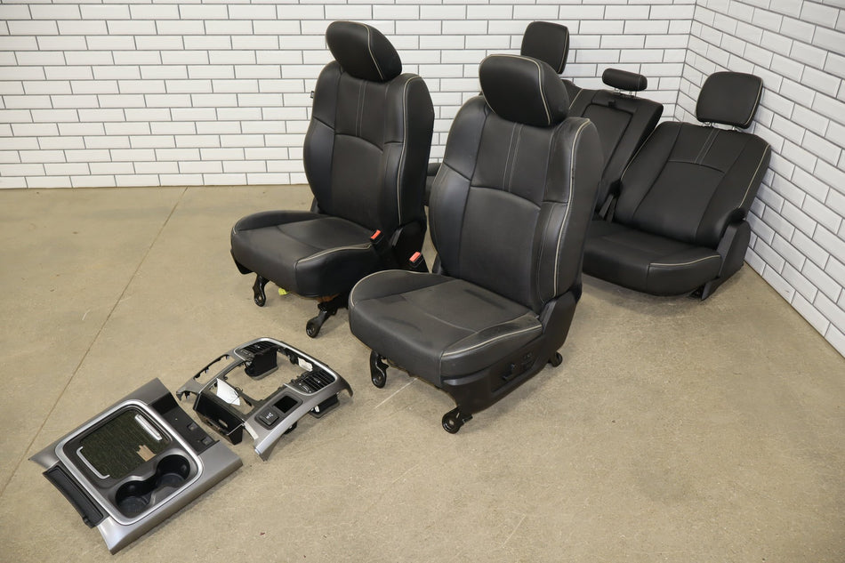 2013-2018 Ram 1500 Limited Leather Seats Set Black X9