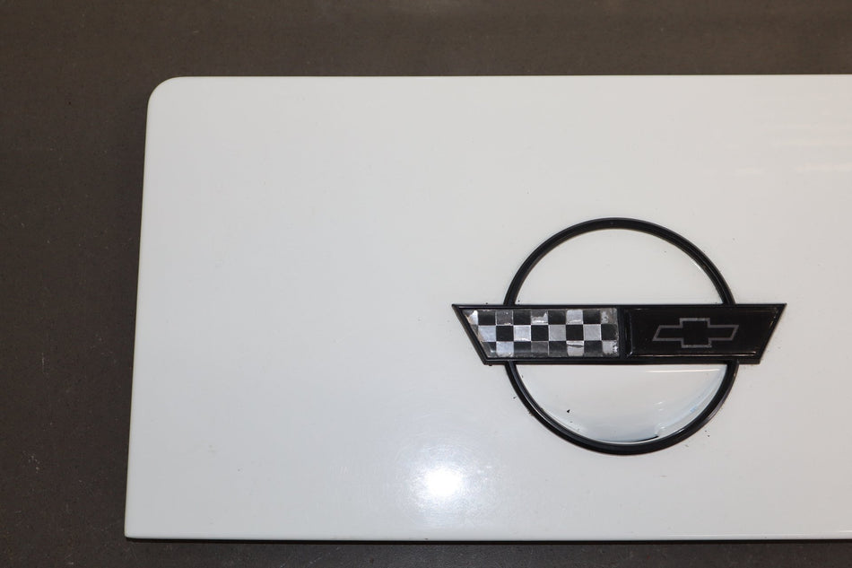 1986-1996 Chevrolet Corvette C4 Convertible - Fuel Filler Door Artic White 10