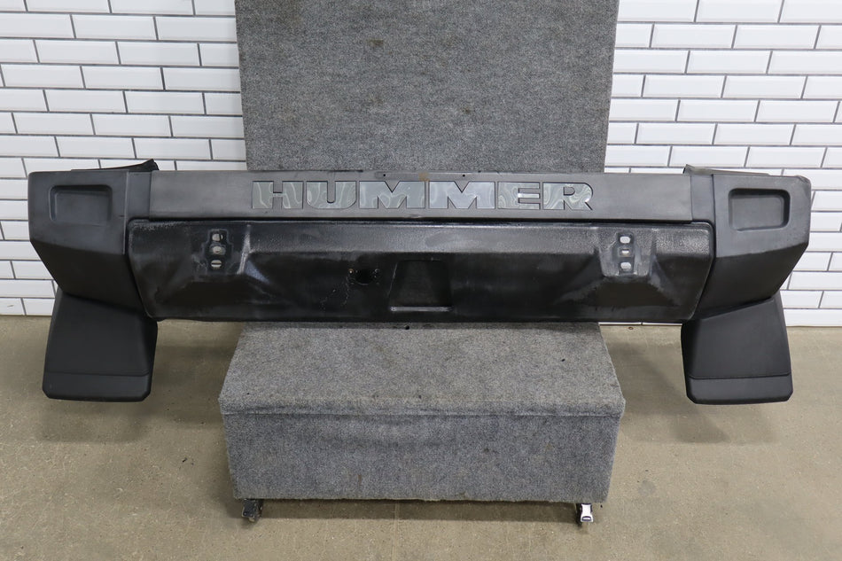 2003-05 Hummer H2 Rear Bumper Assembly W/ End Caps, Bumper Cover