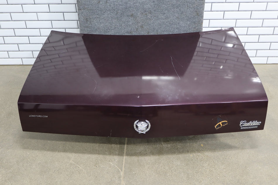 1993-1996 Cadillac Fleetwood Brougham Decklid/Tailgate Dark Cherry 77