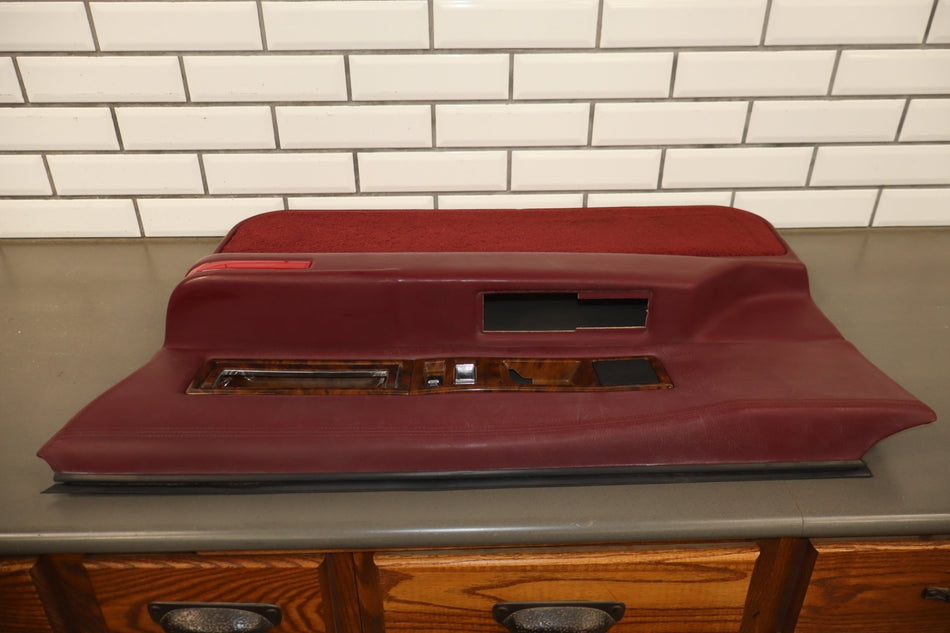 1993-1996 Cadillac Fleetwood Brougham Right Front Interior Trim Panel Garnet Red