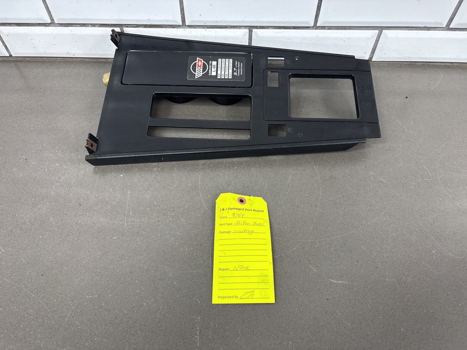 84-89 Chevy C4 Corvette Floor Shifter Bezel (Black)
