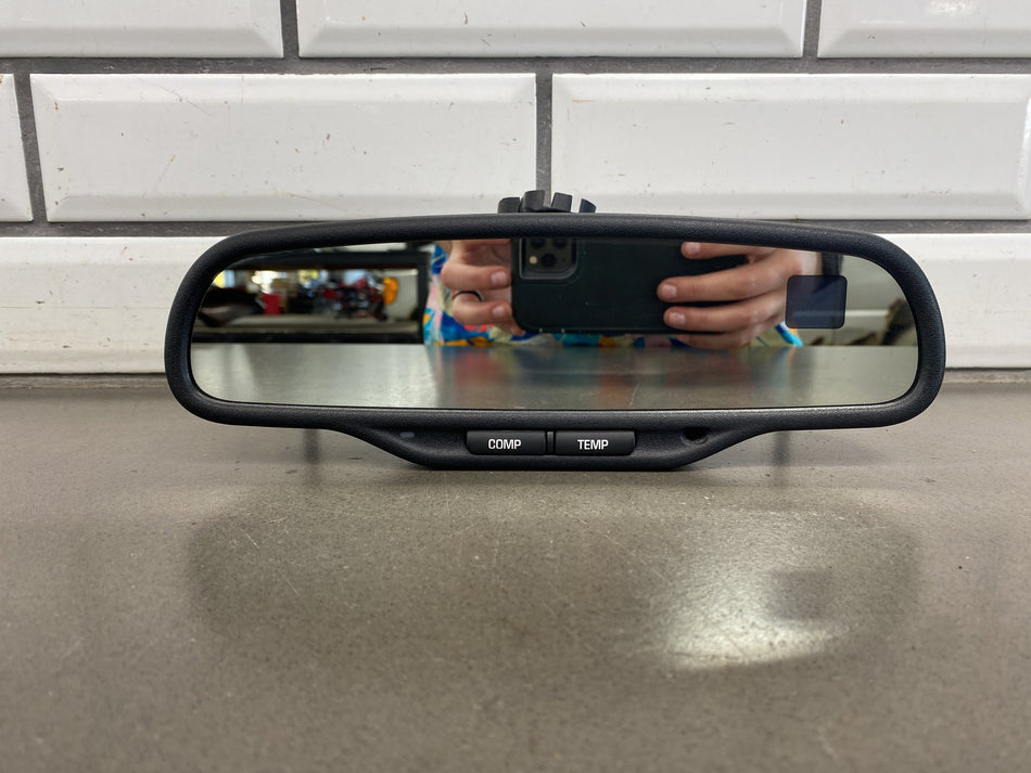 2003-2009 Hummer H2 - Rear View Mirror No Rearview Camera 15269044