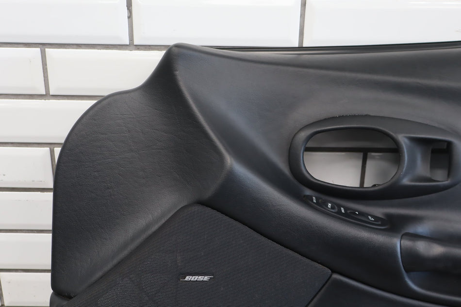 1997-2004 Chevrolet Corvette C5 Right Front Door Trim Panel Black