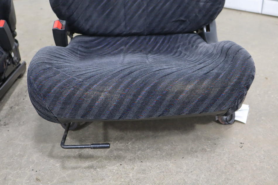 1996 Honda Civic del Sol Si Cloth Seats Set Black type d