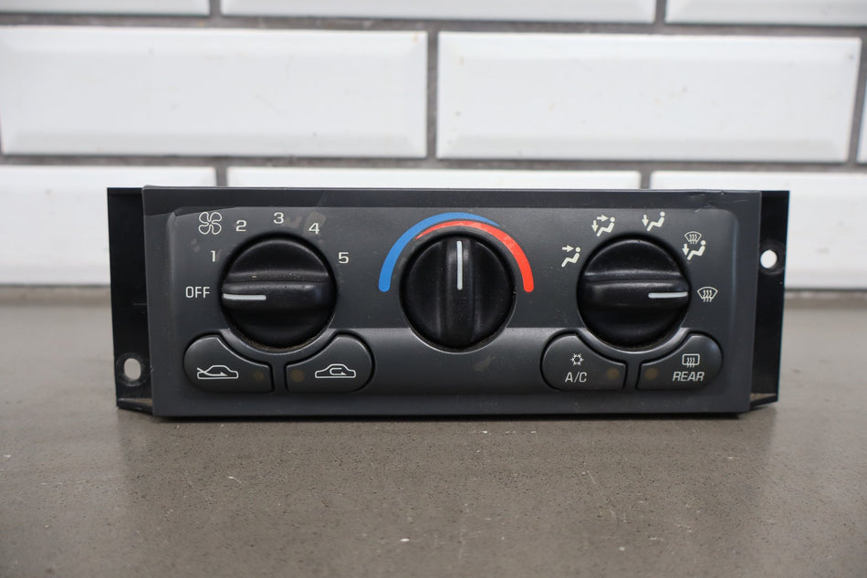 1997-2002 Chevrolet Corvette C5 Manual Heater Temperature Climate Control