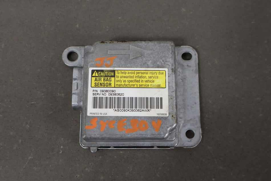 Airbag SRS Module Fits 2000 Chevrolet Corvette