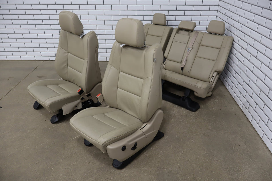 14-16 Jeep Grand Cherokee Limited Leather Seats Set (Frost XL)
