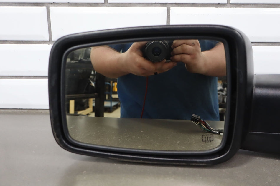 2013-2018 Ram 1500 Truck Left LH 6x9 Chrome Power Folding Door Mirror Heated