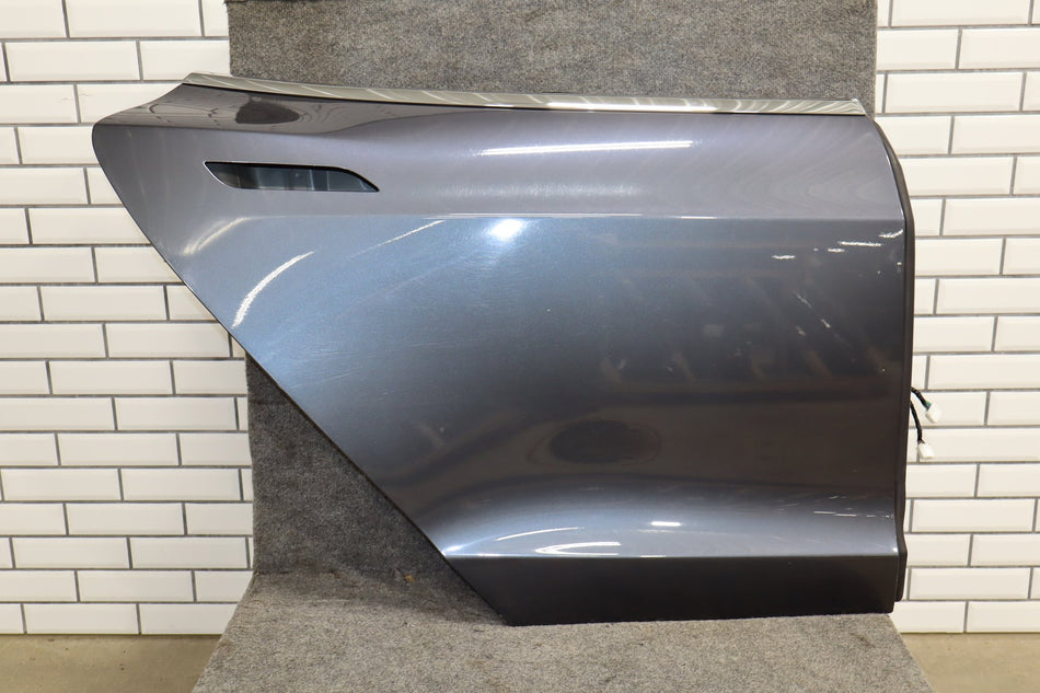 2012-2015 Tesla Model S Right Rear Door Gray Metallic PMTG