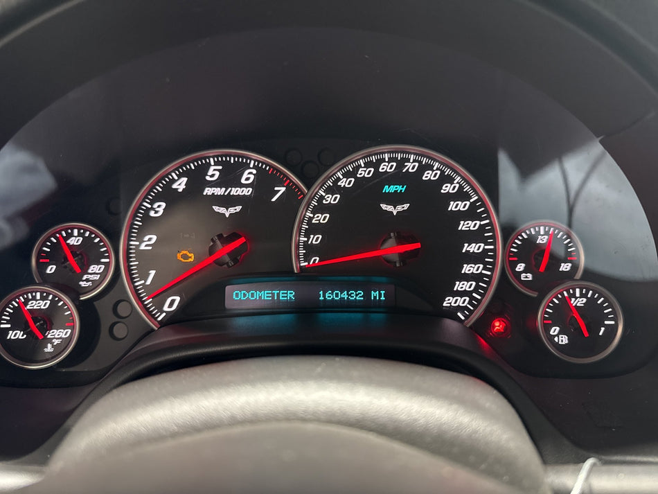 2005 Chevy Corvette C6 MPH Instrument Cluster 10385794