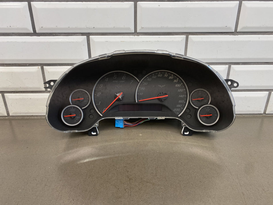 06-08 Chevy Corvette C6 MPH Base Instrument Cluster 25802191 20K Miles