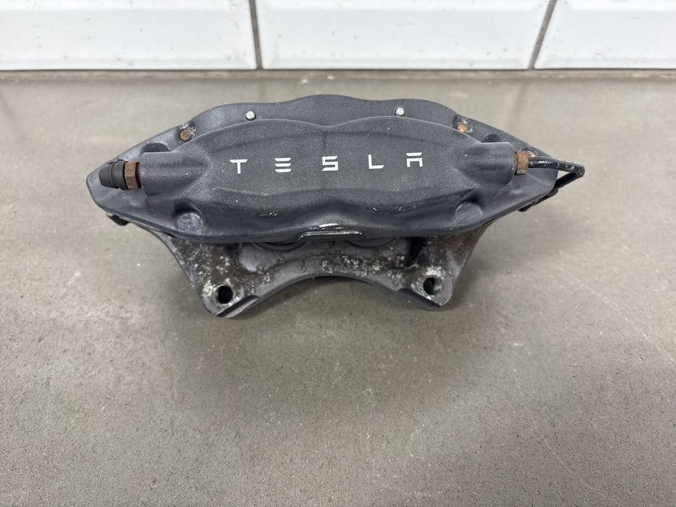 12-20 OEM Tesla Model S X Rear Left Driver Side Brake Caliper Brembo 4 Piston