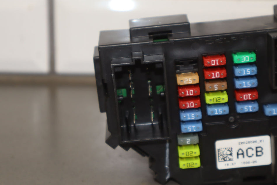 2010 Chevrolet Tahoe- Cabin Fuse Box