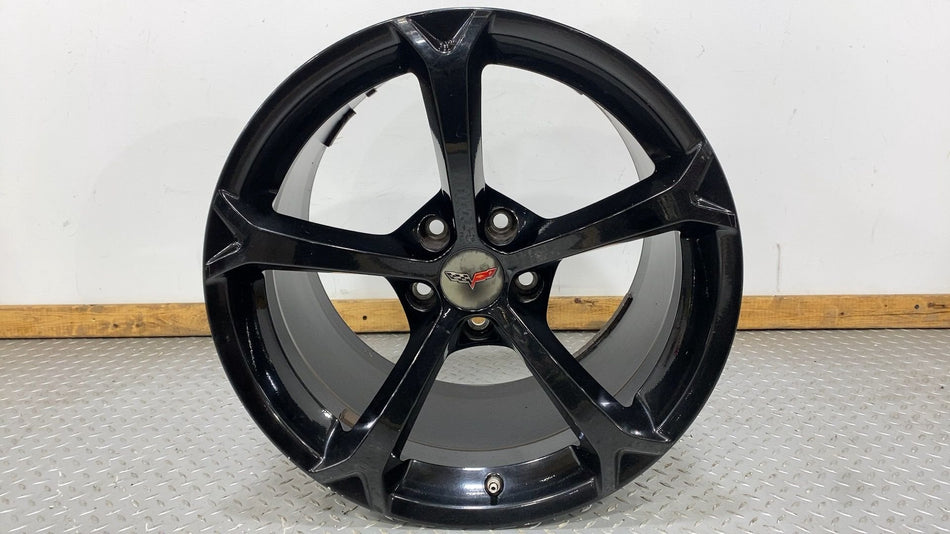05-13 Chevy C6 Corvette 19x12 Z06 Rear Wheel (Black)