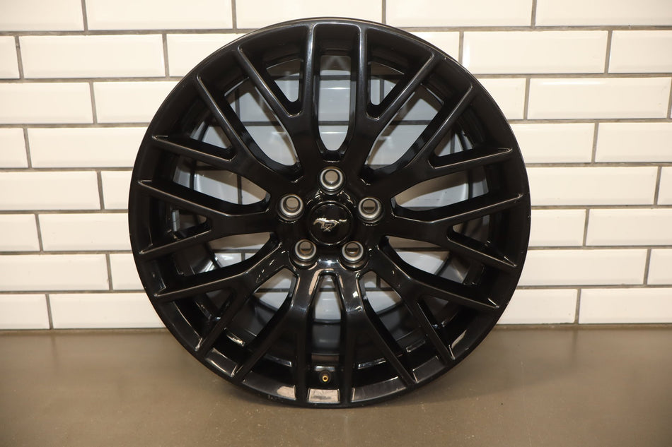 19x9.5 Alloy Wheel | Black | 10 Y Spoke | 5x114.3 | Fits 2015-2023 Ford Mustang