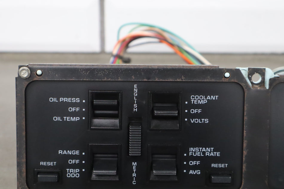 1988-1990 Chevrolet Corvette C4- Dash Information Screen