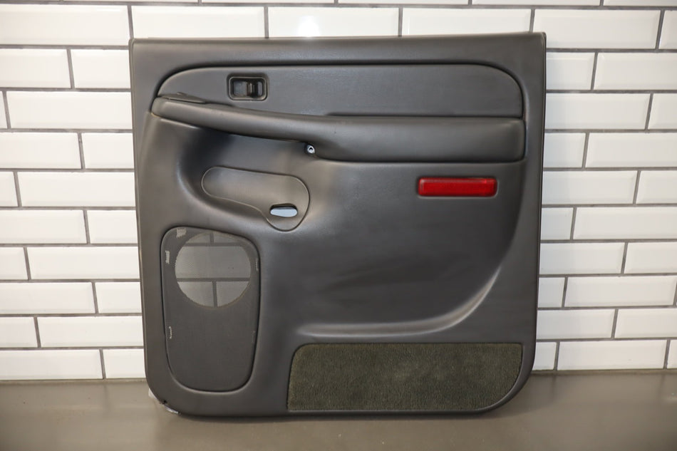 2005 Chevrolet Silverado Right Rear Door Trim Panel Dark Charcoal 69D